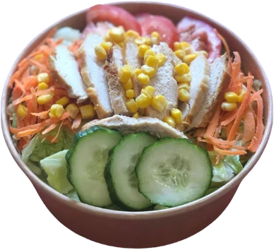 Salat mit Hähnchen
